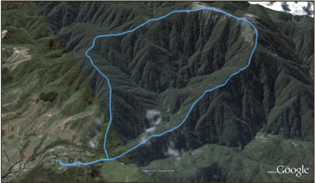 Kapakapanui track map
